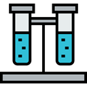 science, medical, education, Chemistry, chemical, Tools And Utensils, Test Tube Black icon