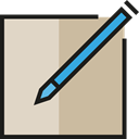 Edit Tools, Edit, pencil, Draw, writing, Tools And Utensils Tan icon