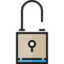 Lock, secure, security, padlock, Unlocked, Tools And Utensils Black icon