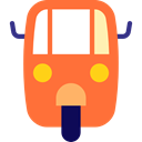 transport, vehicle, Automobile, Auto Ricksaw, transportation Tomato icon