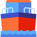 Boat, transport, ship, Navigational, navigation, transportation RoyalBlue icon