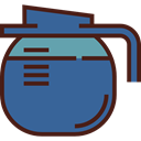 Coffee, Jar, drink, food, rounded, jars, drinks, beverage, Coffees, Drink Set, Food And Restaurant SteelBlue icon