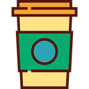 Coffee, food, coffee cup, hot drink, Coffee Shop, Take Away, Paper Cup, Food And Restaurant Khaki icon