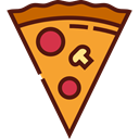 food, Pizza, Fast food, junk food, Pizzas, Italian Food, Unhealthy, Food And Restaurant Black icon