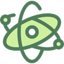 science, Atomic, Atom, education, nuclear, Electron, physics DimGray icon