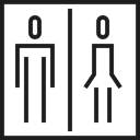 Man, people, bathroom, Toilets, signs, restroom, Signaling Black icon