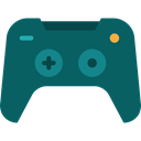 electronic, virtual reality, game controller, Multimedia, digital, technology Teal icon