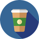 Coffee, Take Away, Paper Cup, Food And Restaurant, food, coffee cup, hot drink, Coffee Shop SteelBlue icon
