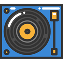 turntable, Music And Multimedia DarkSlateGray icon