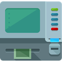 Atm, cash machine, Cash Point, Commerce And Shopping, Business, Money, machine DarkGray icon