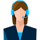 user, Headphones, Call, Microphone, Avatar, customer service, technology, Telemarketer, support, people MidnightBlue icon