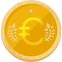 Euro, Business, Money, commerce, Currency, exchange, Trading, Business And Finance, Commerce And Shopping Orange icon