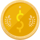 Business, Money, commerce, Currency, Bank, exchange, Dollar Symbol, Business And Finance, Commerce And Shopping Orange icon