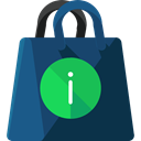 commerce, shopping, Bag, shopping bag, Supermarket, Shopper, Commerce And Shopping, Business DarkSlateGray icon