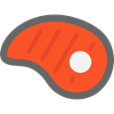 meat, steak, Barbecue, grilled, Proteins, Food And Restaurant, food Tomato icon