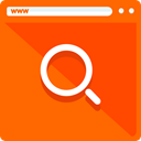 Seo And Web, Browser, internet, interface, computing OrangeRed icon