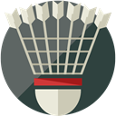 Shuttlecock, equipment, sports, Badminton, Sports And Competition DimGray icon