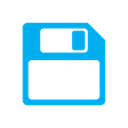 Floppy disk, storage, save, Disk, drive Black icon