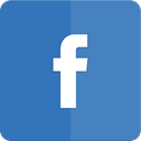 Facebook, Icon, material design SteelBlue icon