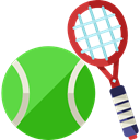 sport, tennis, sports, tennis ball, Sports Ball, Sports And Competition LimeGreen icon