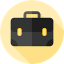 Business, Briefcase, Bag, suitcase, travel, portfolio Moccasin icon