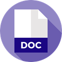 document, File, Format, Doc, Archive, Extension, Files And Folders MediumPurple icon
