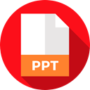 document, File, Format, Archive, Extension, ppt, Files And Folders Red icon