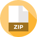 document, Zip, File, Format, Archive, Extension, Files And Folders Khaki icon