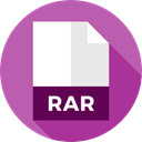 document, File, Files And Folders, Format, Archive, Rar, Extension MediumOrchid icon