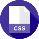 document, File, Css, Format, Archive, Extension, Files And Folders DarkSlateBlue icon