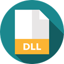 Extension, Dll, Files And Folders, document, File, Format, Archive DarkCyan icon