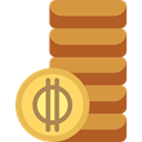 Business, Money, coin, Coins, Cash, stack, Currency, Business And Finance Peru icon