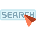 button, search, Seo And Web, Multimedia Black icon