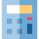 calculator, Technological, Business And Finance, education, technology, maths, Calculating CornflowerBlue icon