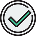 success, interface, tick, Checked, Shapes And Symbols WhiteSmoke icon