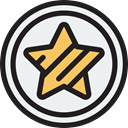 star, Favorite, Favourite, interface, rate, shapes, signs, Shapes And Symbols WhiteSmoke icon