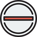 Prohibited, prohibition, signs, Cancelation, Shapes And Symbols, stop, cancel, forbidden, interface WhiteSmoke icon