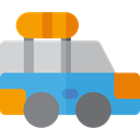 Automobile, Car, transportation, transport, vehicle CornflowerBlue icon