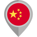 flag, China, placeholder, flags, Country, Nation Crimson icon