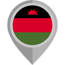 flag, Malawi, placeholder, flags, Country, Nation Black icon