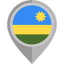 placeholder, flags, Country, Nation, flag, Rwanda DarkGray icon