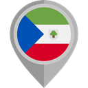 Equatorial Guinea, flags DarkGray icon