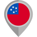 flag, samoa, placeholder, flags, Country, Nation Crimson icon