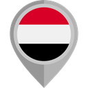 flag, Yemen, placeholder, flags, Country, Nation Black icon