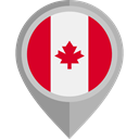 flag, canada, placeholder, flags, Country, Nation DarkGray icon