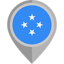 placeholder, flags, Country, Nation, flag, Micronesia DodgerBlue icon