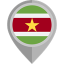 flag, Suriname, placeholder, flags, Country, Nation DarkGray icon