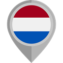 flag, netherlands, placeholder, flags, Country, Nation DarkGray icon