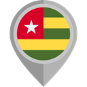 Togo, placeholder, flags, Country, flag, Nation DarkGray icon