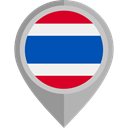 flag, Thailand, placeholder, flags, Country, Nation DarkGray icon